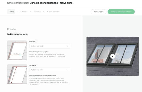 Configurator - a single recommended product with a premium alternative